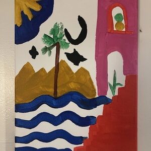 Colorful Abstract Canvas Art